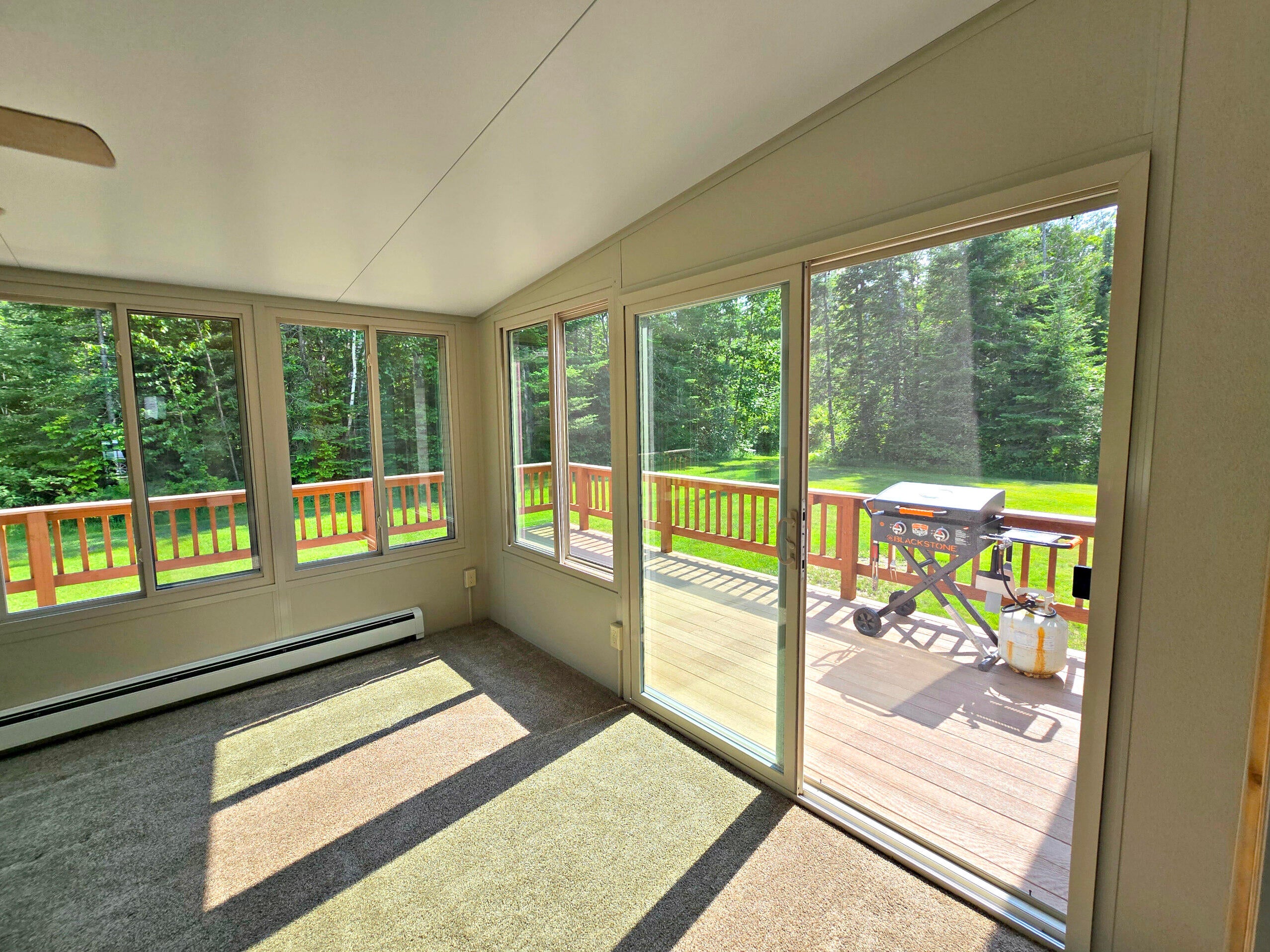 N705 Woods Road St. Ignace, MI 49781 - Photo 30 of 75 Sunroom and deck