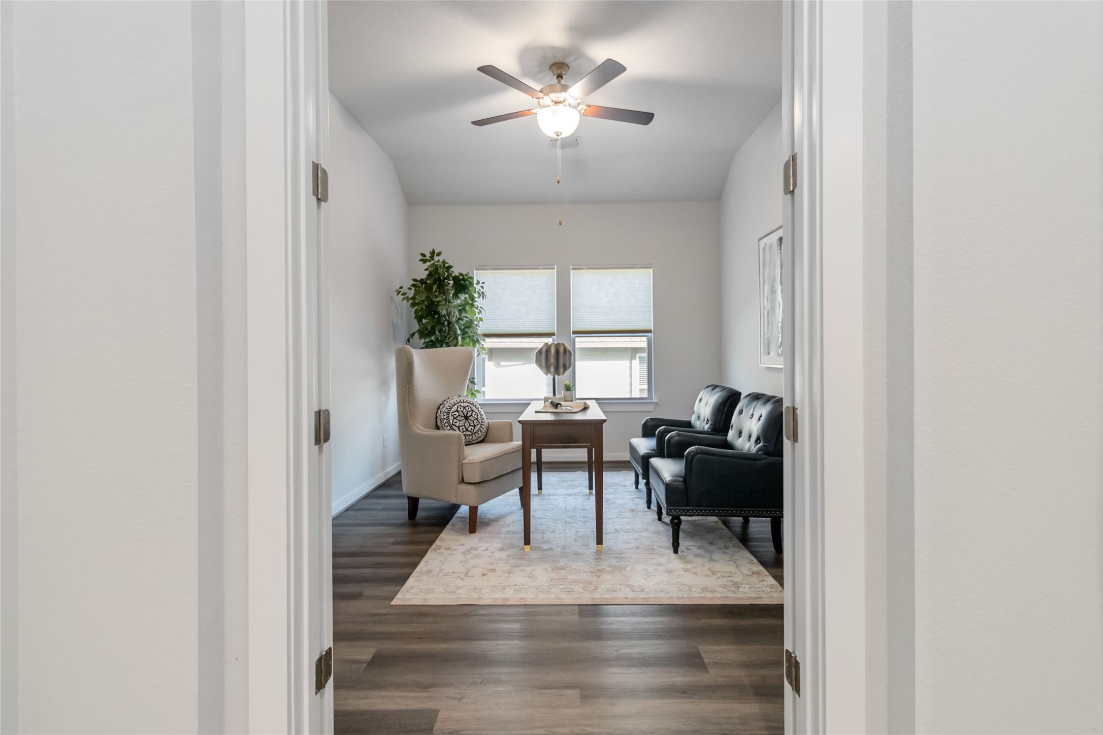 158 Sumter Way Kyle, TX 78640 - Photo 21 of 38 a living room with furniture and a large window