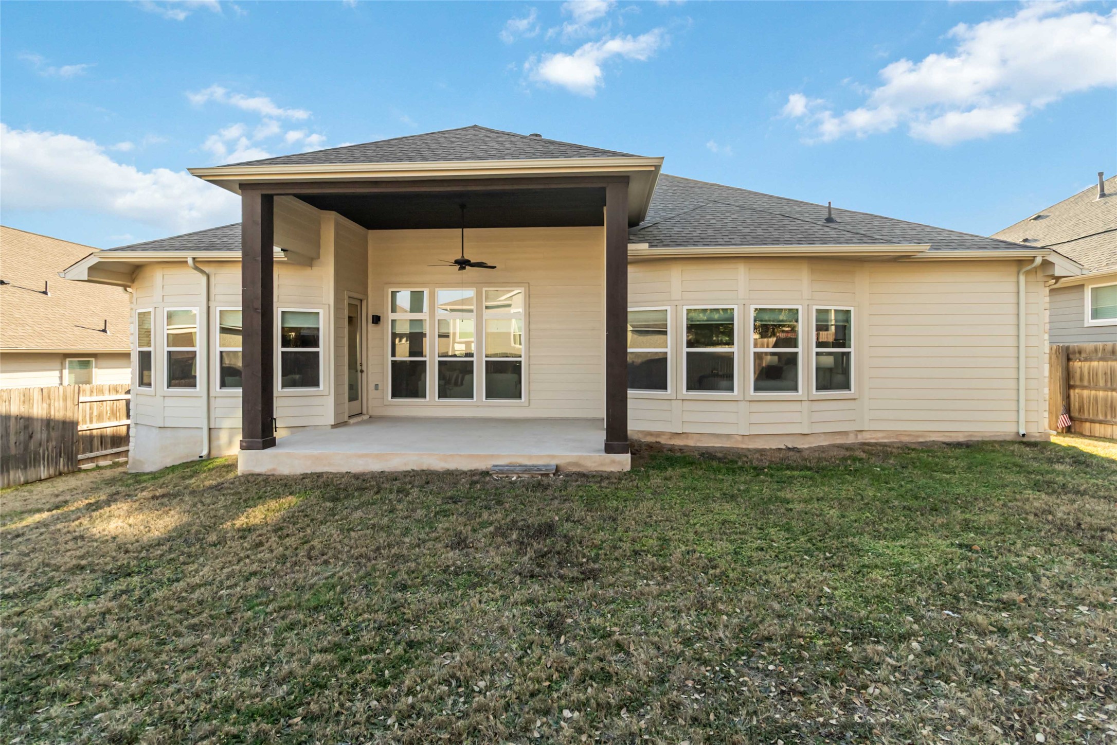 158 Sumter Way Kyle, TX 78640 - Photo 34 of 38 a view of a house with a porch
