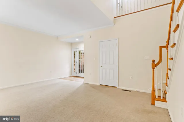 a view of an empty room