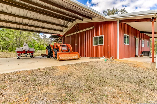 a view of a house with a patio