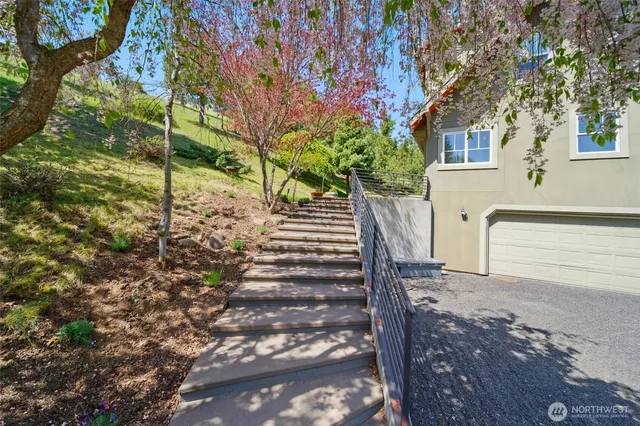 a view of outdoor space and deck