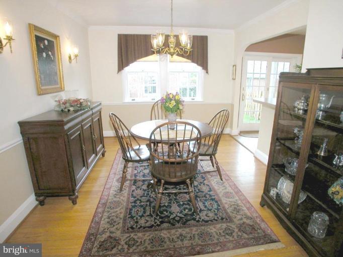 316 Murdock Road Baltimore, MD 21212 - Photo 7 of 25 a view of a dining room with furniture a rug and wooden floor