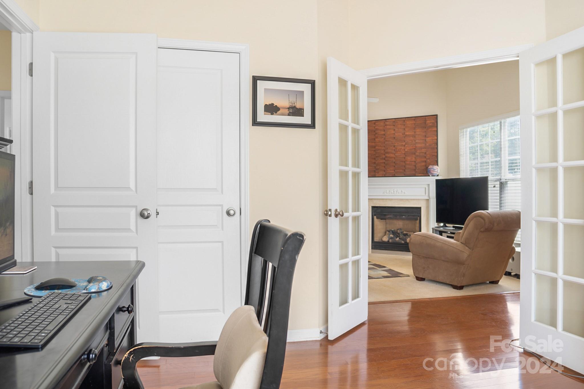 508 Marblewood Court Fort Mill, SC 29708 - Photo 18 of 21 a living room with furniture and a fireplace
