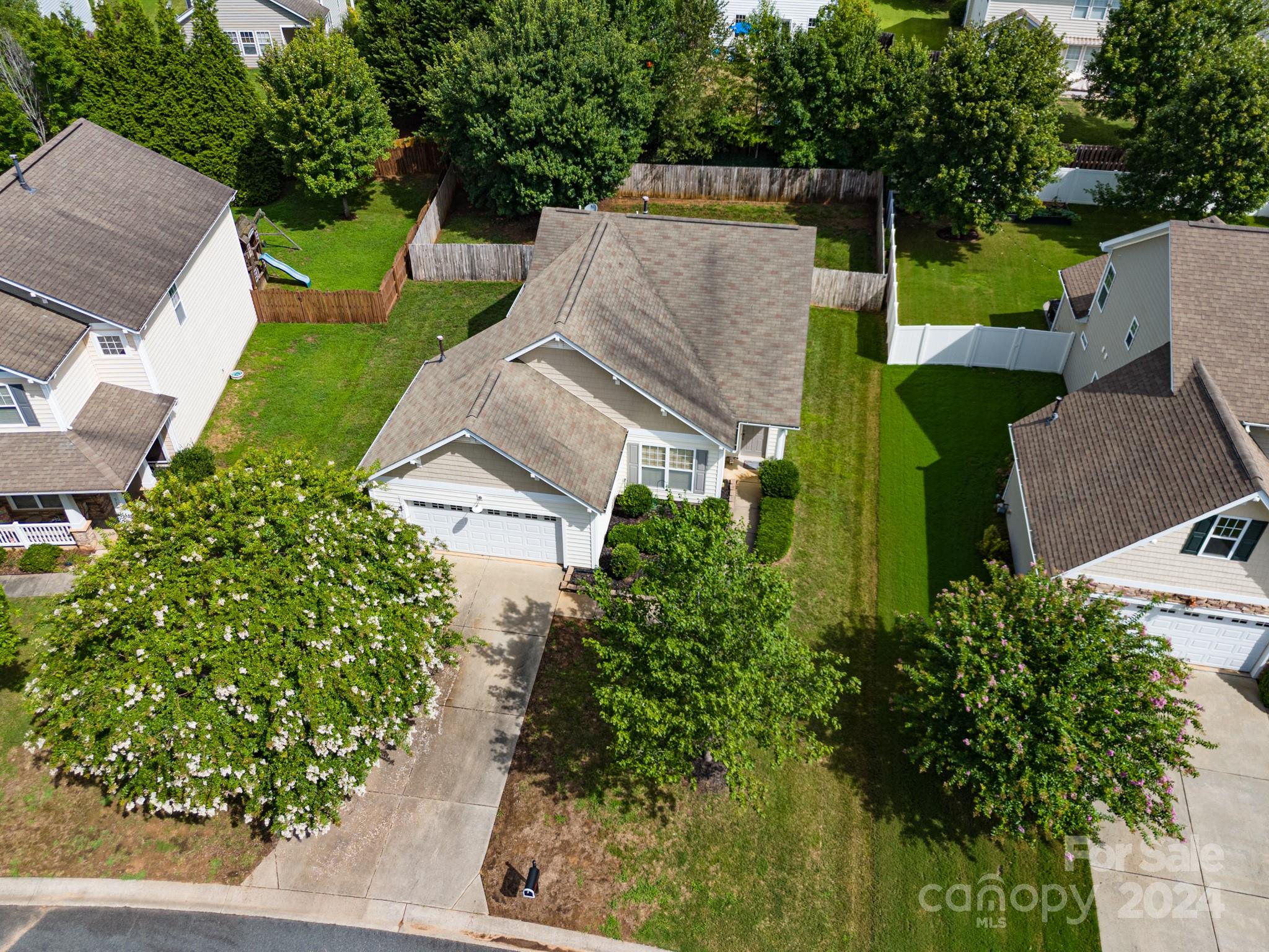 508 Marblewood Court Fort Mill, SC 29708 - Photo 3 of 21 an aerial view of a house with garden space and street view