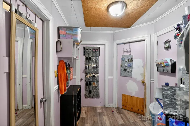 a room with musical instruments