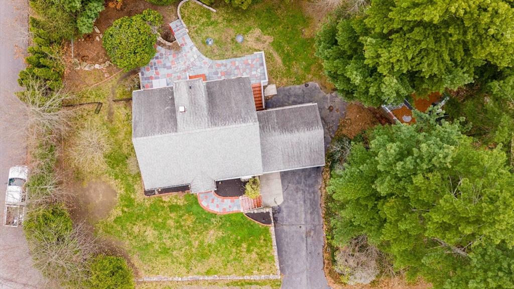 9 Burt Street Acushnet, MA 02743 - Photo 6 of 29 an aerial view of residential house with outdoor space and trees all around