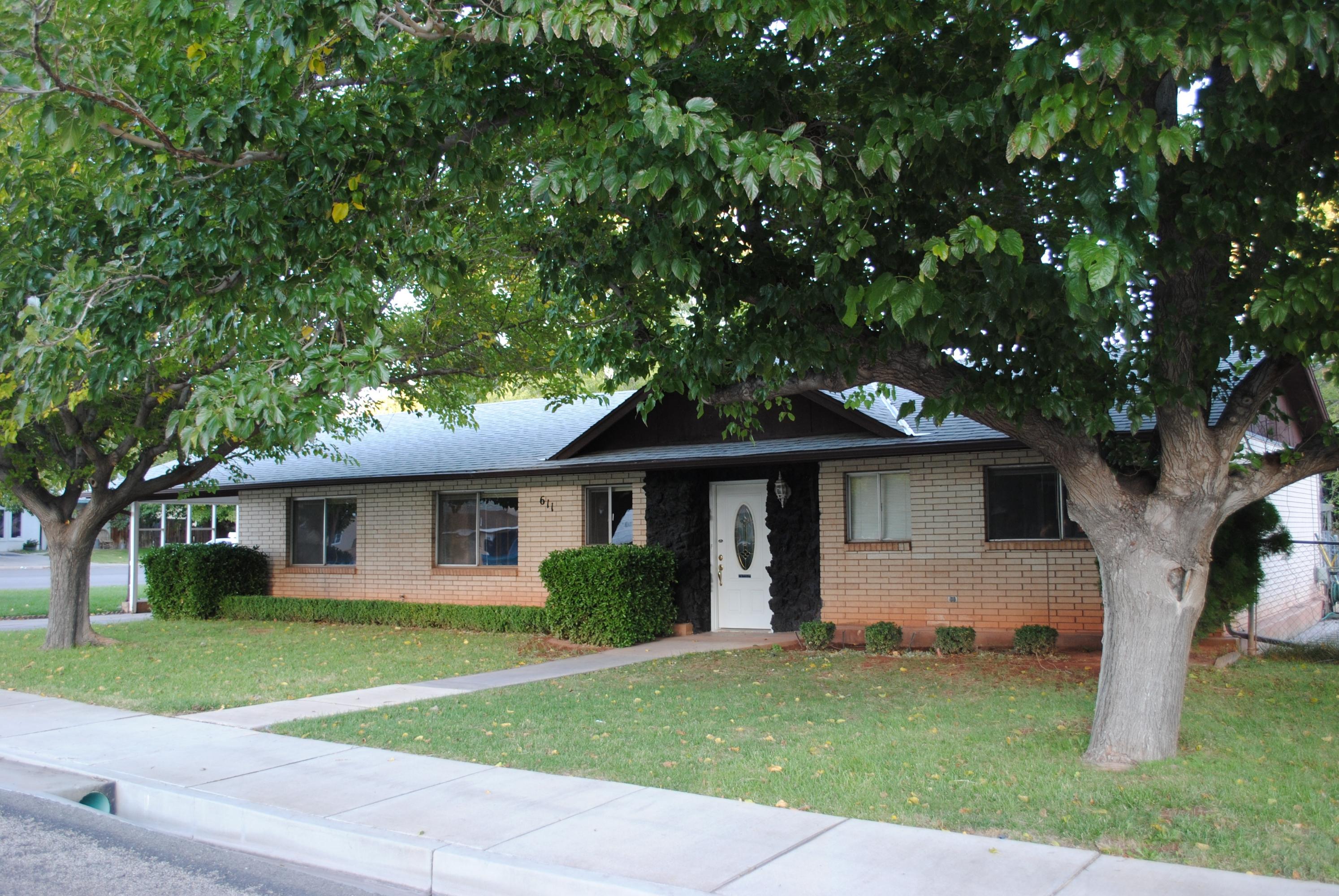611 South 100th Street West St. George, UT 84770 - Photo 1 of 1 Luscious Mature Trees frame this charming down town home. Buy it today and start making memories!