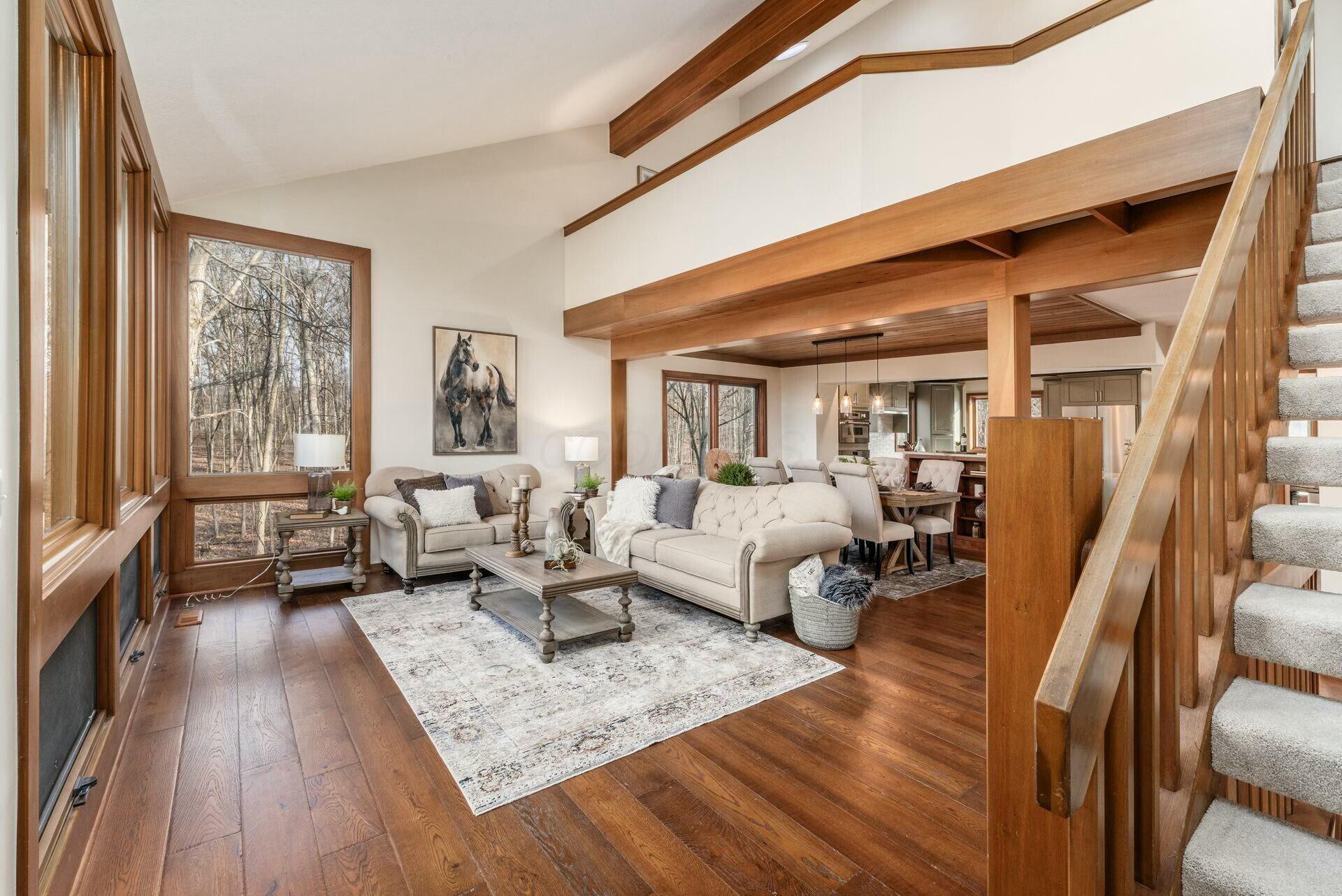 5485 Red Bank Road Galena, OH 43021 - Photo 19 of 113 Gorgeous hardwood floors throughout the first floor.