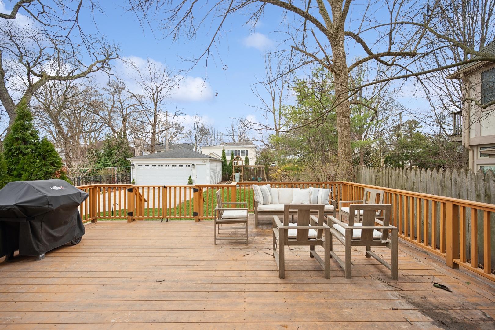 2145 Chestnut Avenue Wilmette, IL 60091 - Photo 17 of 38 a view of a deck with furniture