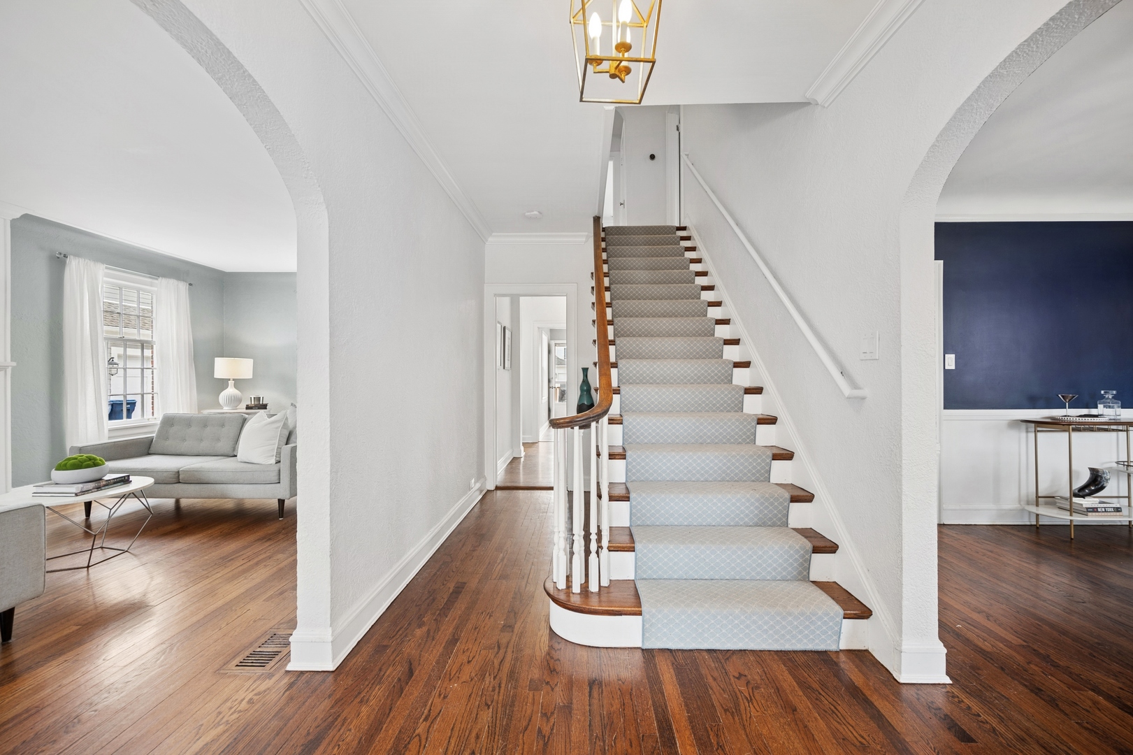 2145 Chestnut Avenue Wilmette, IL 60091 - Photo 2 of 38 a view of entryway and hall with wooden floor