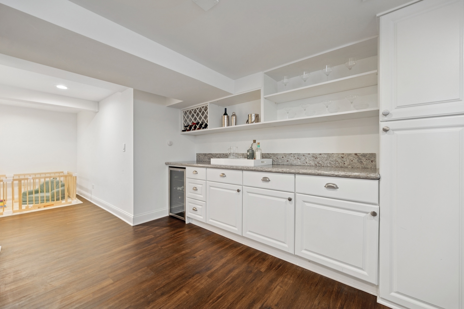 2145 Chestnut Avenue Wilmette, IL 60091 - Photo 29 of 38 a kitchen with a cabinets and wooden floor
