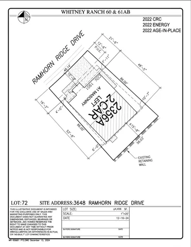 $829,990 | 3648 Ramhorn Ridge Drive, Rocklin, CA 95765