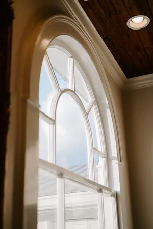 a view of a door