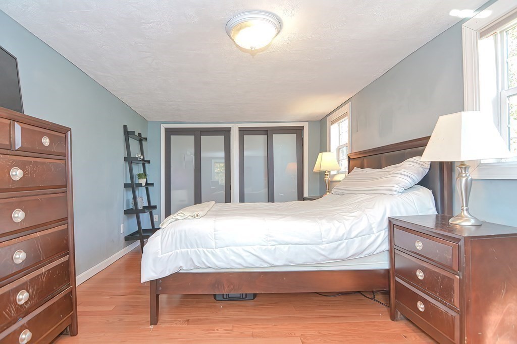 9 Bridge Street Grafton, MA 01536 - Photo 23 of 34 a bedroom with a large bed and a table