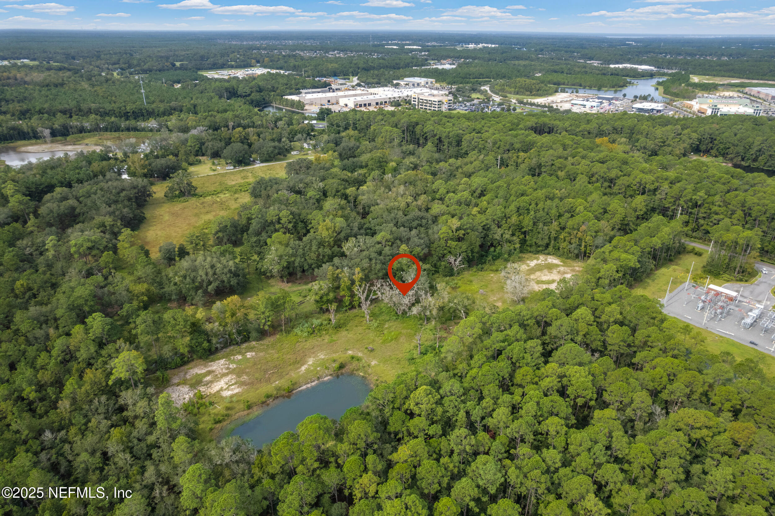 4600 North Francis Road St. Augustine, FL 32095 - Photo 3 of 15 a view of a lush green forest with trees in the background