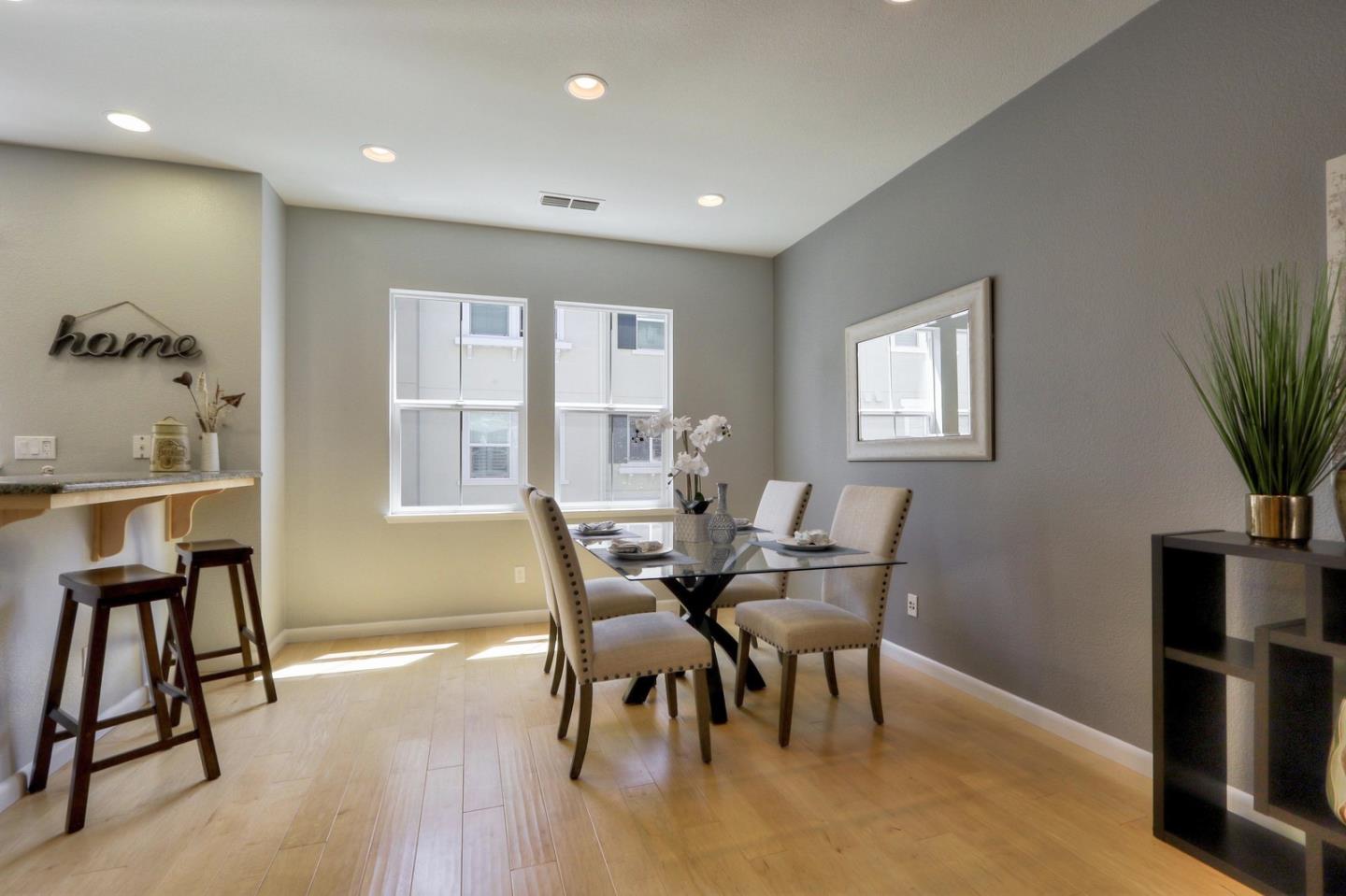 543 Saco Terrace Sunnyvale, CA 94089 - Photo 10 of 50 a view of a dining room with furniture window and wooden floor