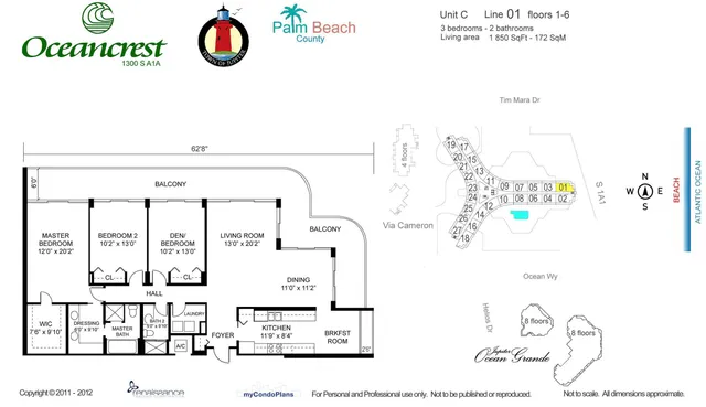 $1,249,000 | 1300 Florida A1A, Unit 201, Jupiter, FL 33477