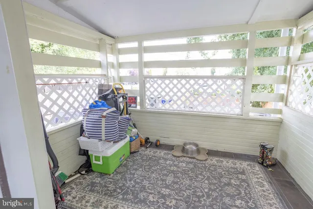 a bathroom with a window