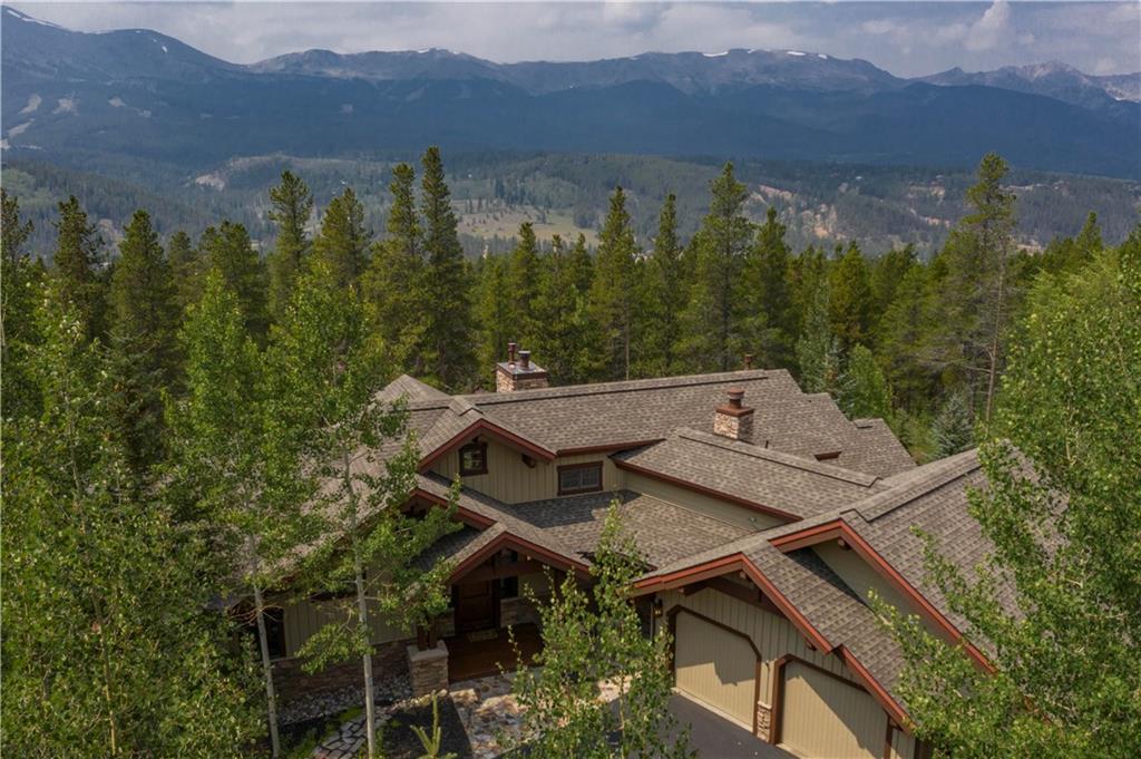 29 Rounds Road Breckenridge, CO 80424 - Photo 3 of 35 an aerial view of a house with yard and mountain view