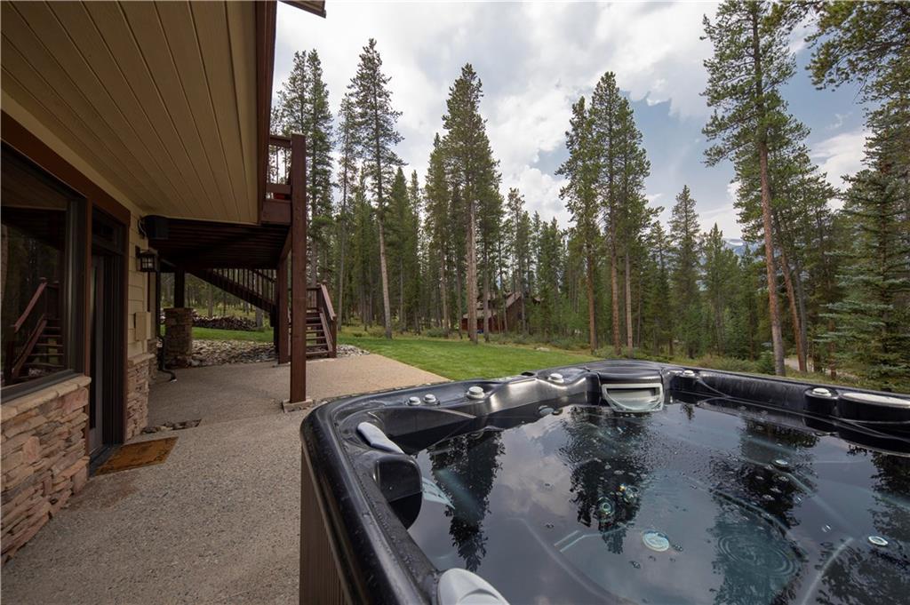 29 Rounds Road Breckenridge, CO 80424 - Photo 28 of 35 a view of backyard with swimming pool and outdoor seating