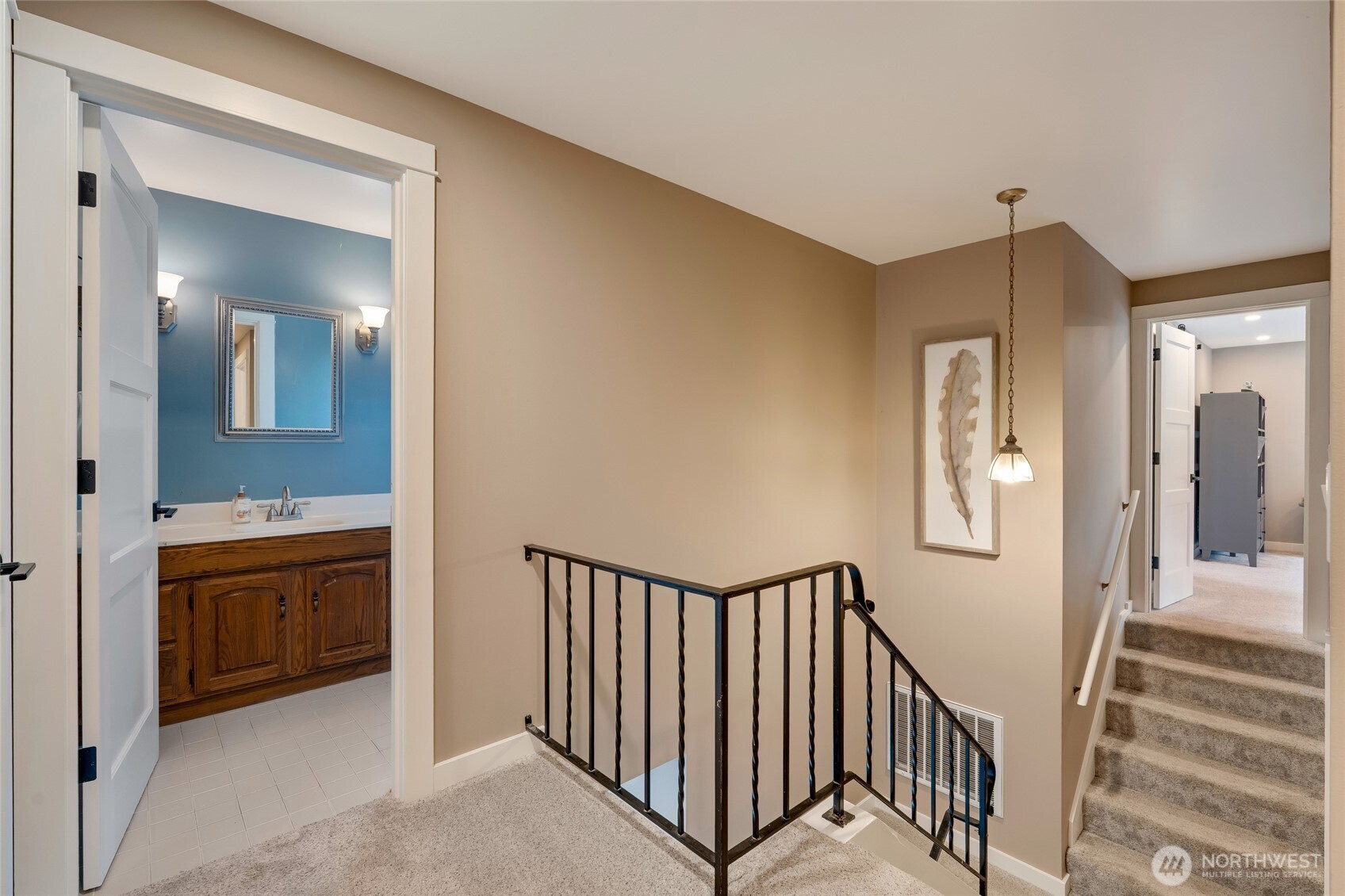 8804 209th Place Southwest Edmonds, WA 98026 - Photo 14 of 35 a view of a hallway view with staircase