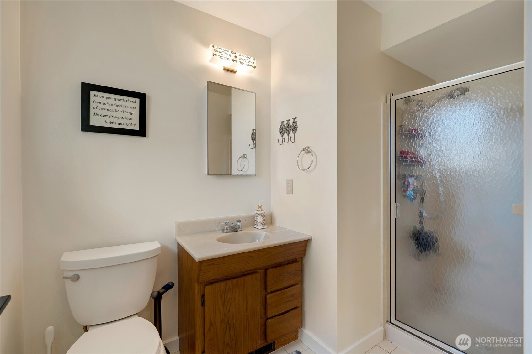 8804 209th Place Southwest Edmonds, WA 98026 - Photo 17 of 35 a bathroom with a toilet sink and shower
