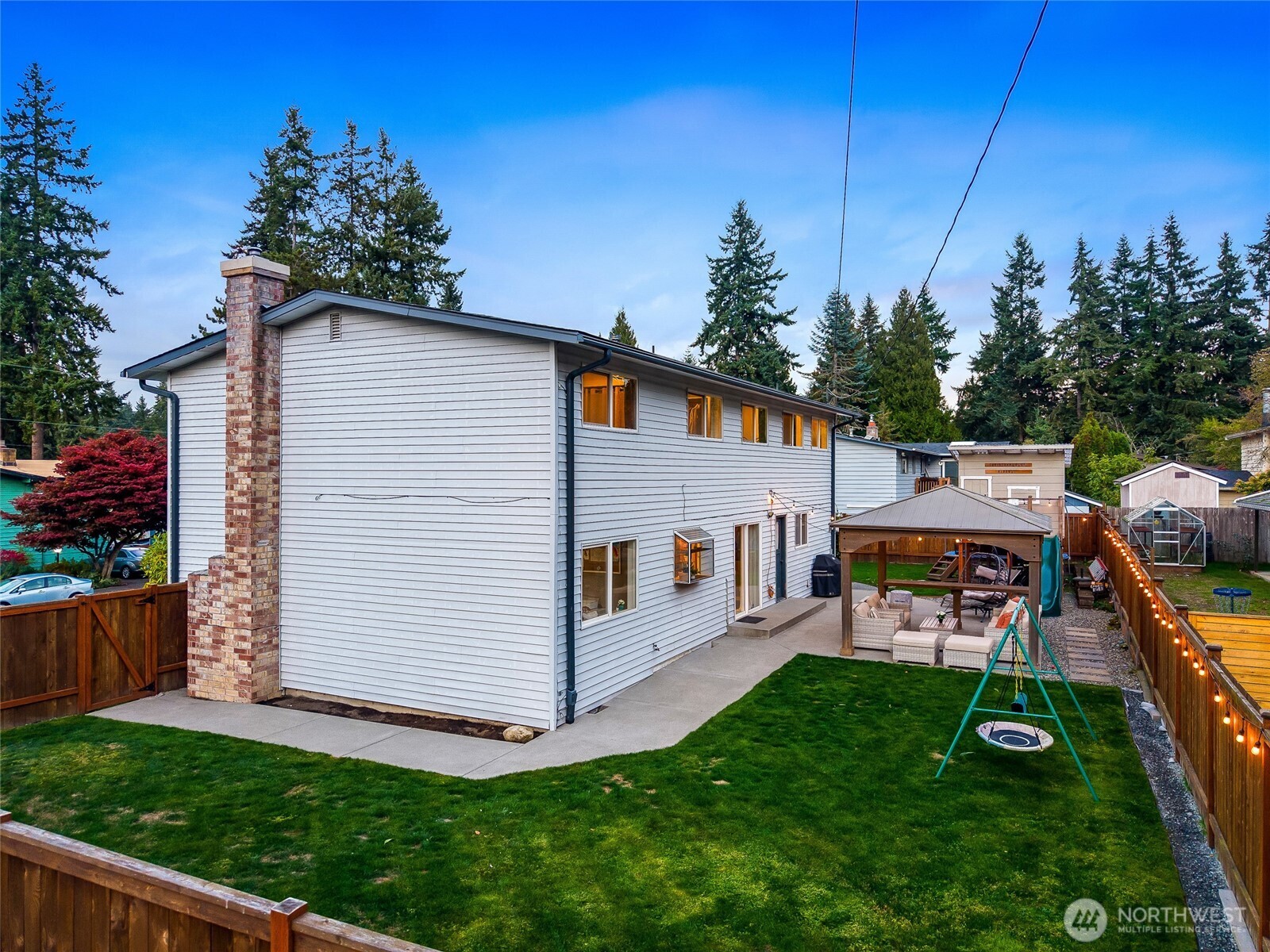 8804 209th Place Southwest Edmonds, WA 98026 - Photo 27 of 35 a view of a backyard with sitting area