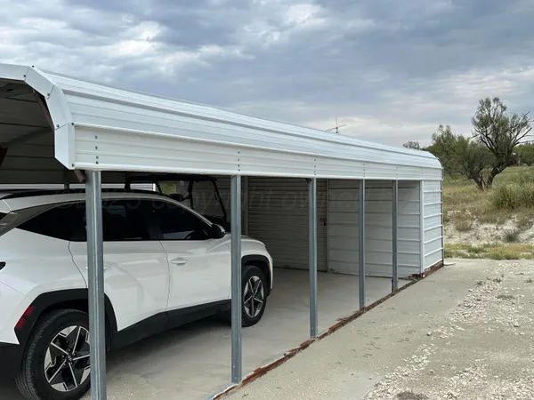 a view of a car garage door