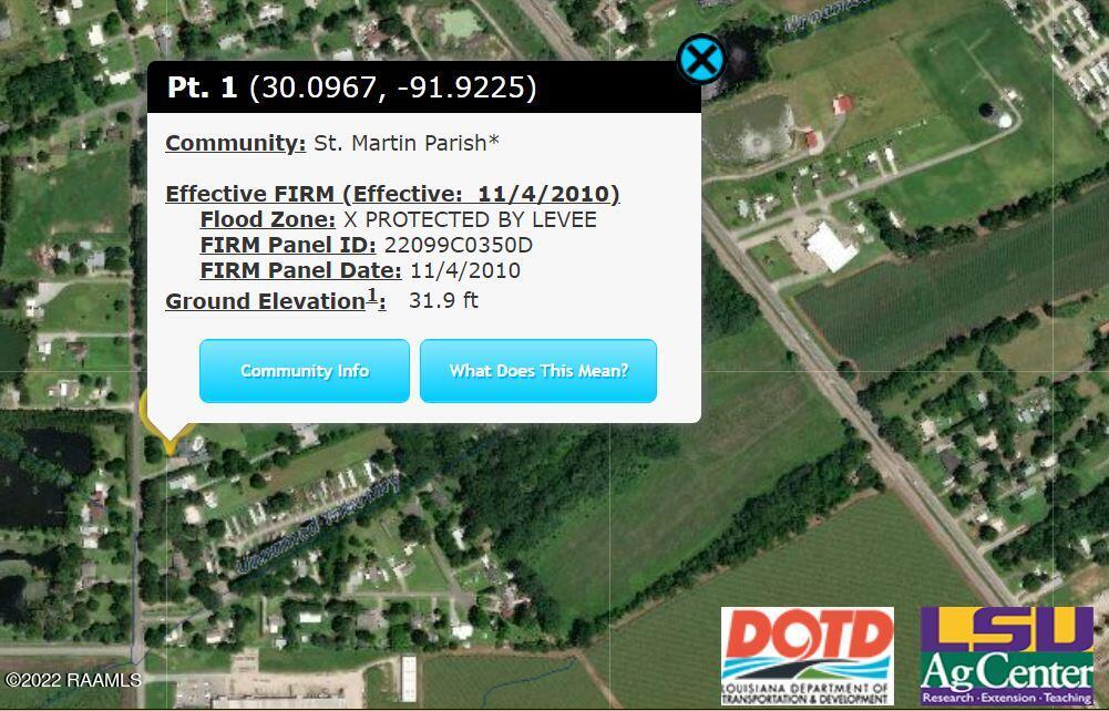 1757 Duchamp Road Broussard, LA 70518 - Photo 50 of 50 Flood Map