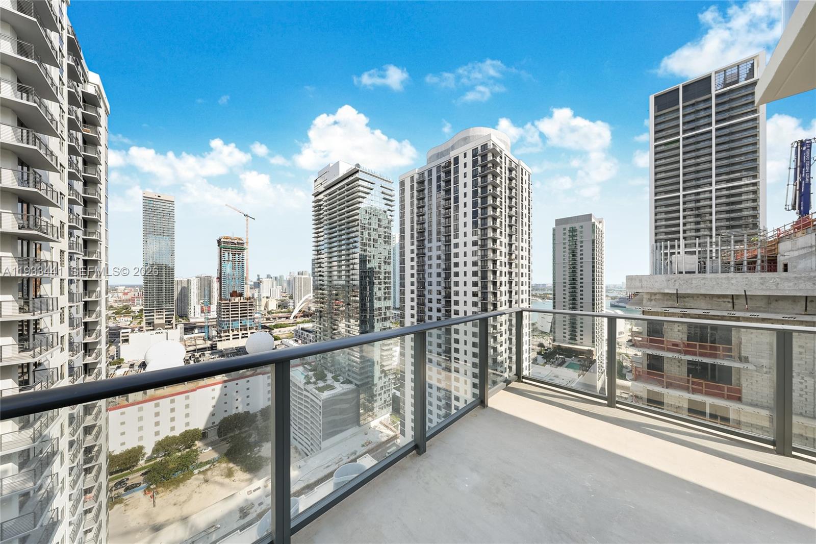 11 Northeast 6th Street, Unit 3209 Miami, FL 33132 - Photo 7 of 27 a view of balcony with city view