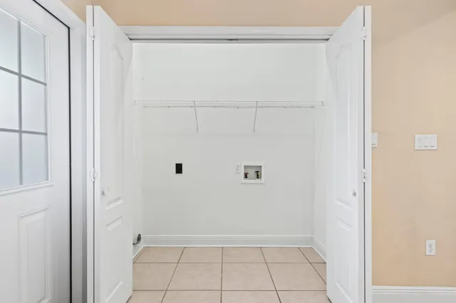 a view of front door of house