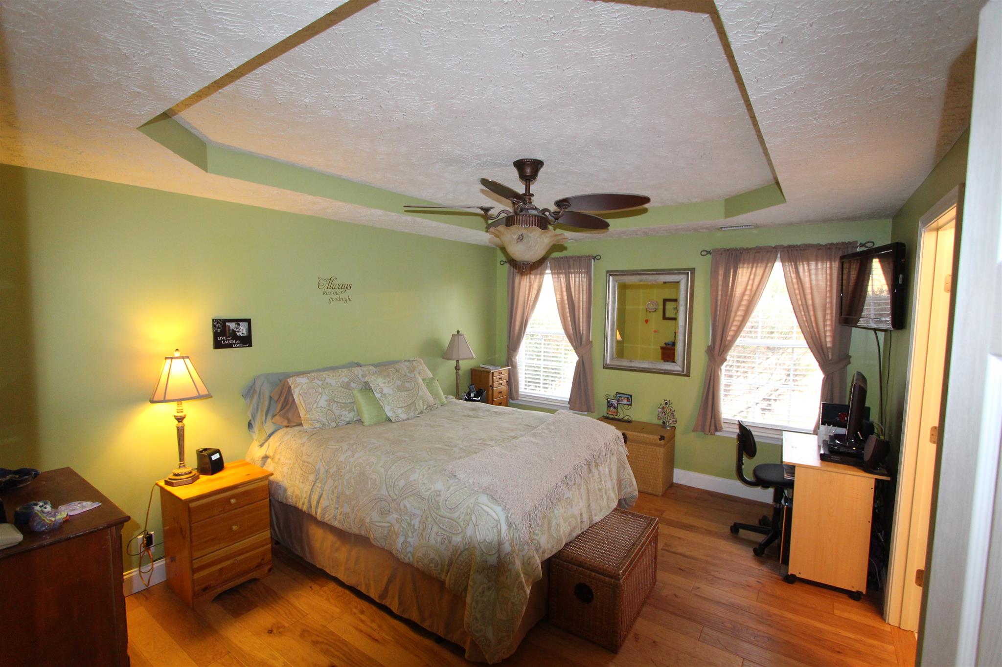 677 Crescent Road Murfreesboro, TN 37128 - Photo 8 of 15 a bedroom with a bed window and lamps