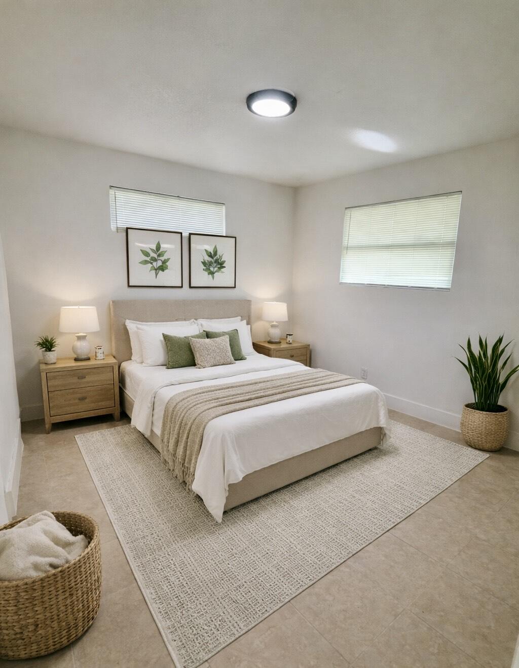 7796 Loomis Street Hypoluxo, FL 33462 - Photo 5 of 7 a bedroom with a bed and a couch