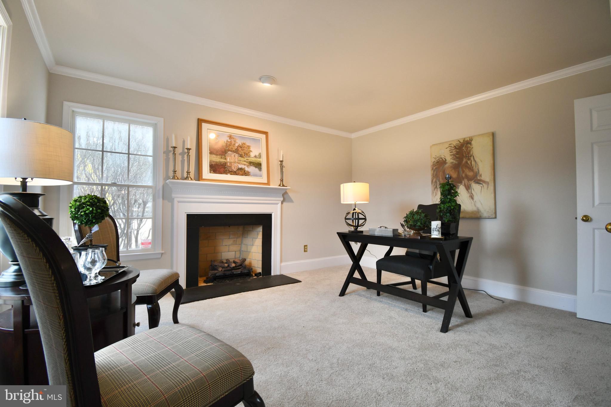 116 Three Ponds Lane Malvern, PA 19355 - Photo 11 of 40 Home Office with Gas Fireplace