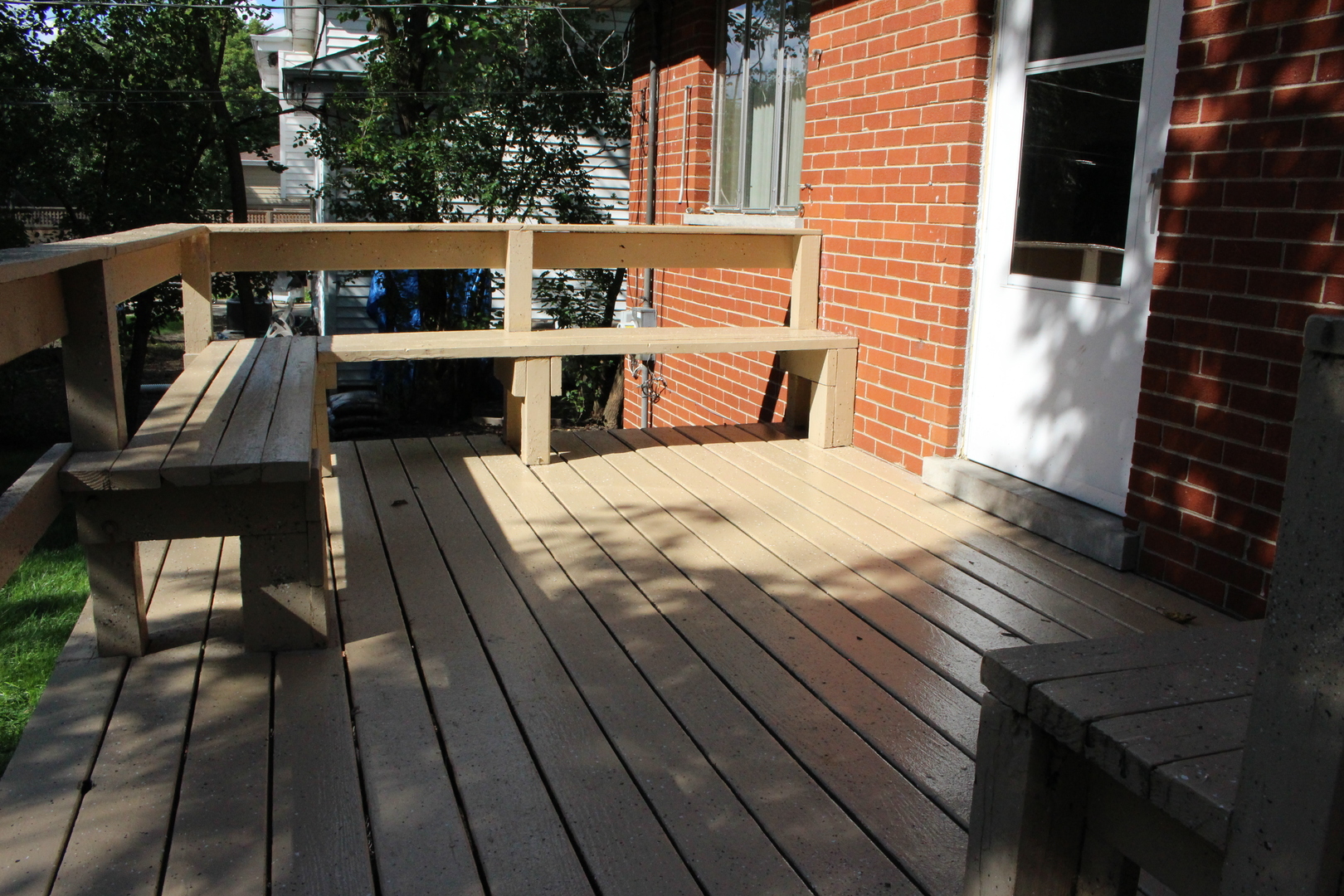 Undisclosed Address Elmhurst, IL 60126 - Photo 34 of 42 a balcony with wooden floor