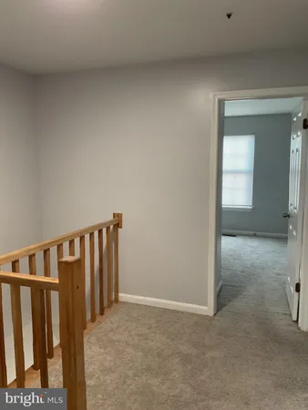 a view of a closet area