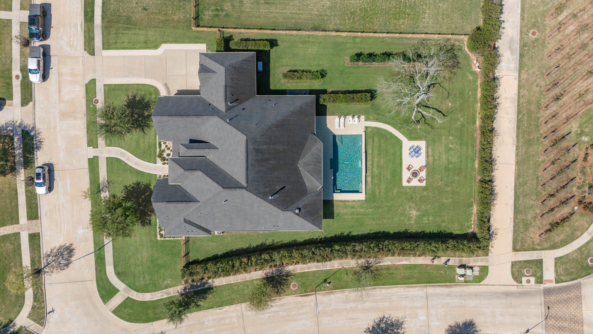 29702 Hay Field Lane Fulshear, TX 77406 - Photo 2 of 45 an aerial view of a residential houses with outdoor space
