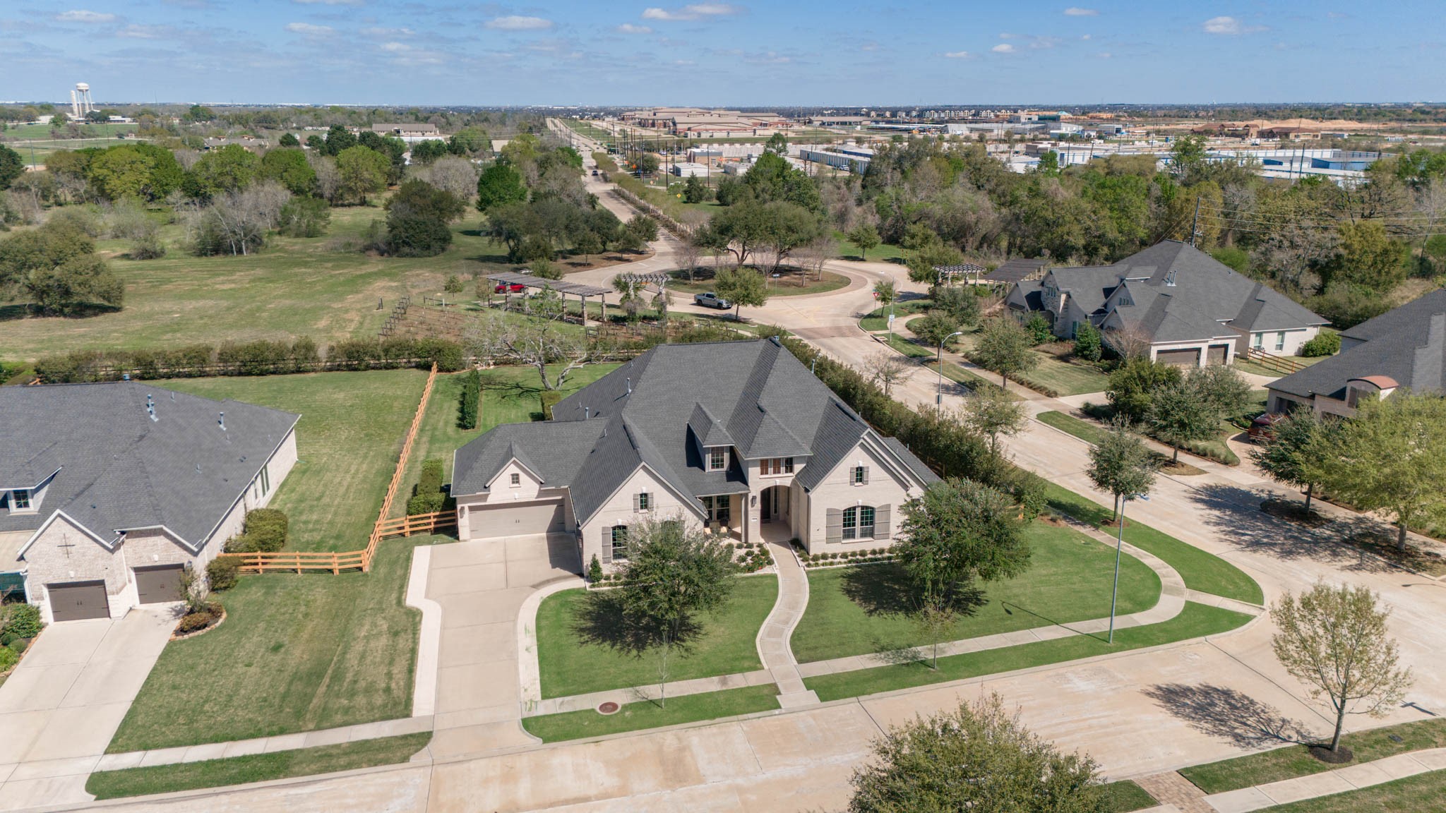 29702 Hay Field Lane Fulshear, TX 77406 - Photo 44 of 45 an aerial view of a house with outdoor space