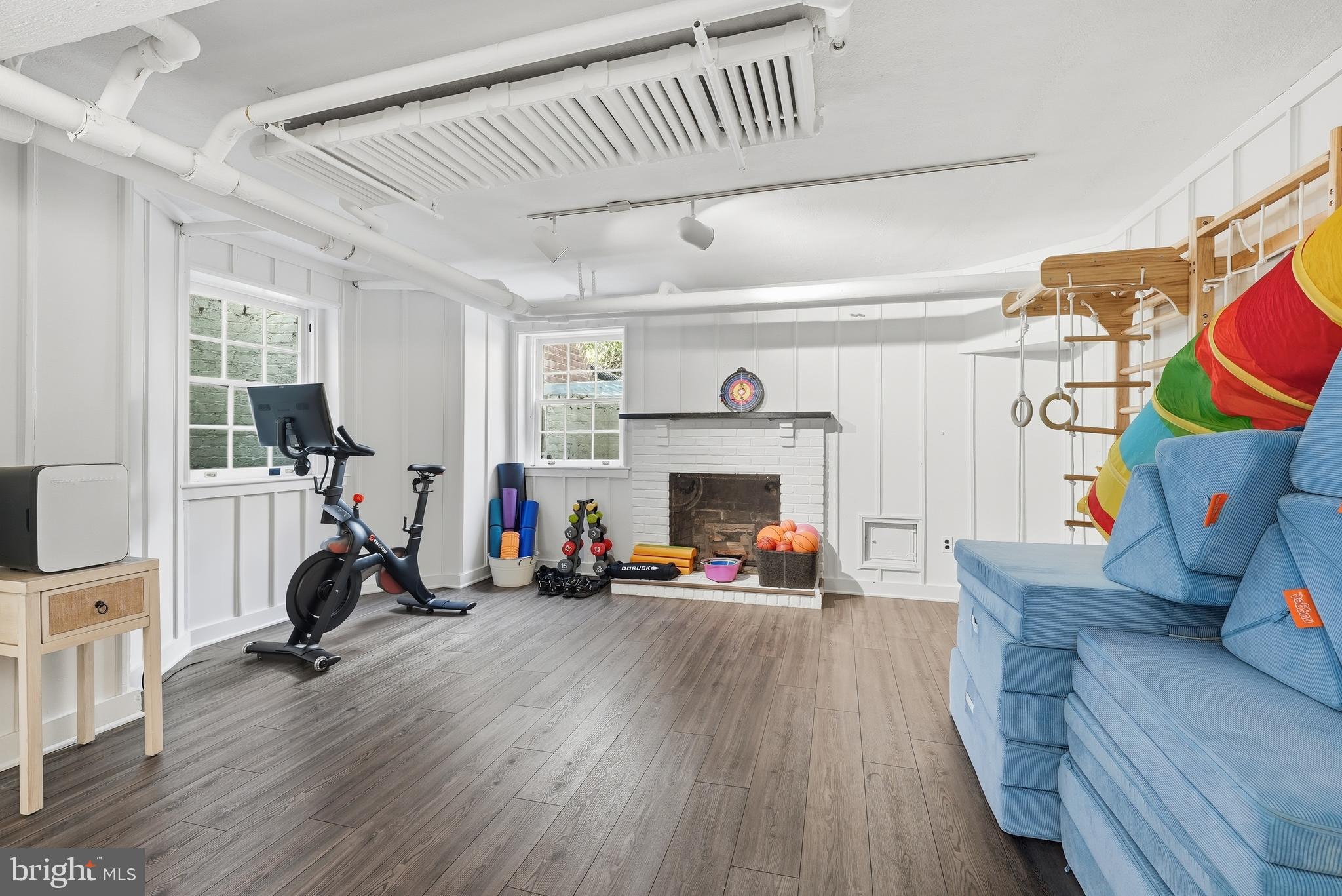 4938 Quebec Street Northwest Washington, DC 20016 - Photo 42 of 51 a view of a room with gym equipment