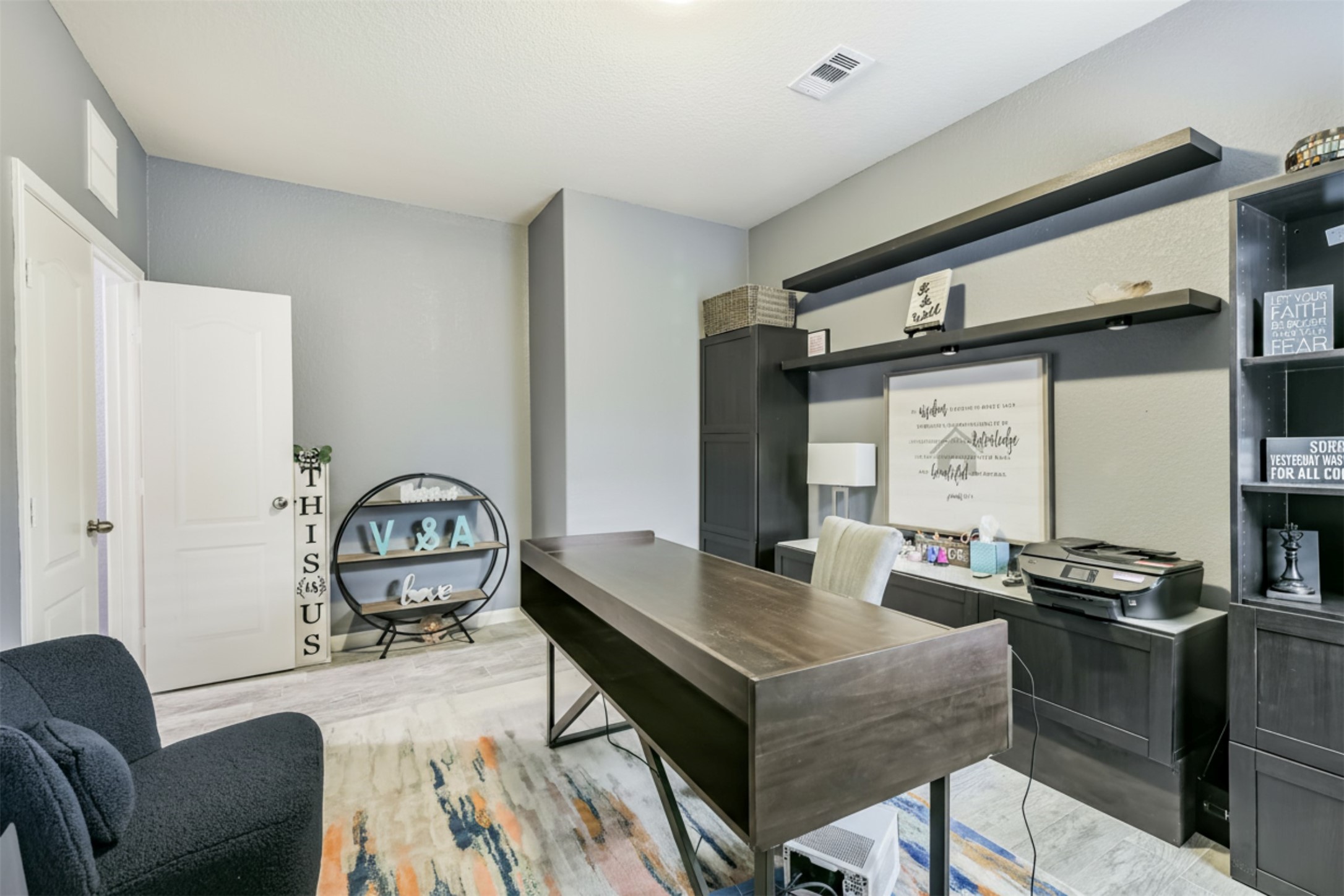 24047 Schults Meadow Lane Spring, TX 77389 - Photo 21 of 47 a view of a workspace with furniture