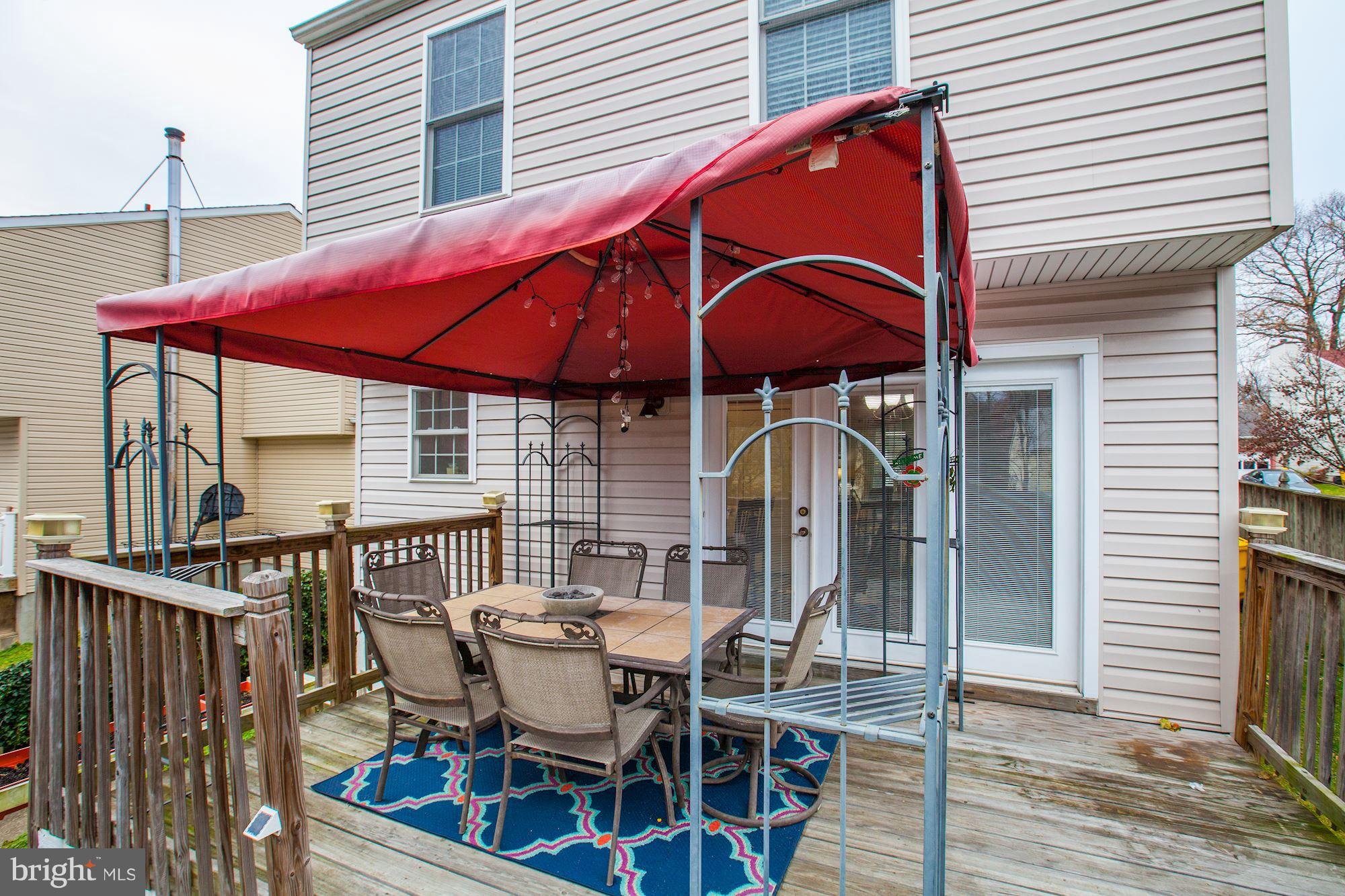 3453 Brookhaven Road Pasadena, MD 21122 - Photo 38 of 43 Deck with Awning