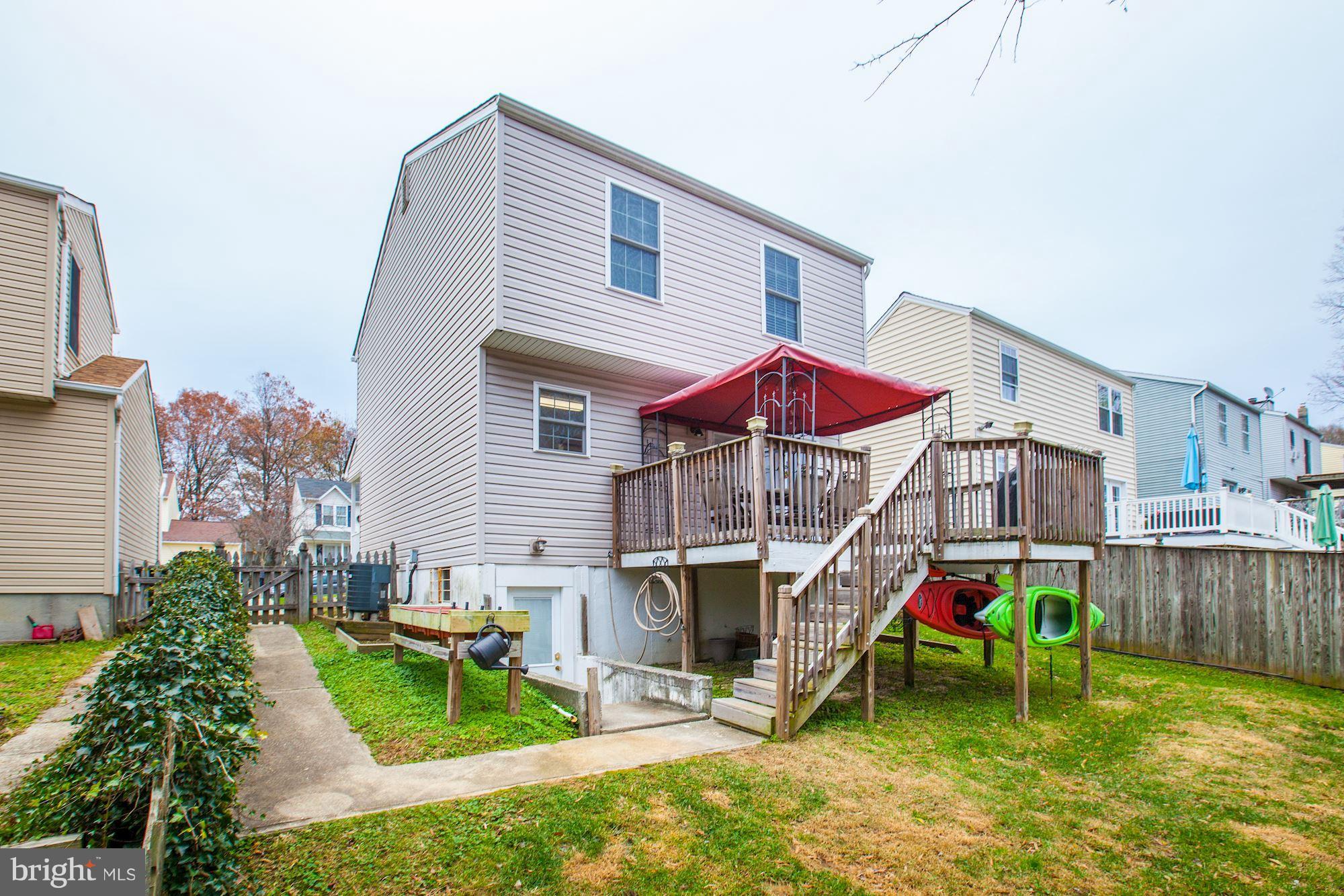 3453 Brookhaven Road Pasadena, MD 21122 - Photo 40 of 43 Large Deck and Fenced Yard