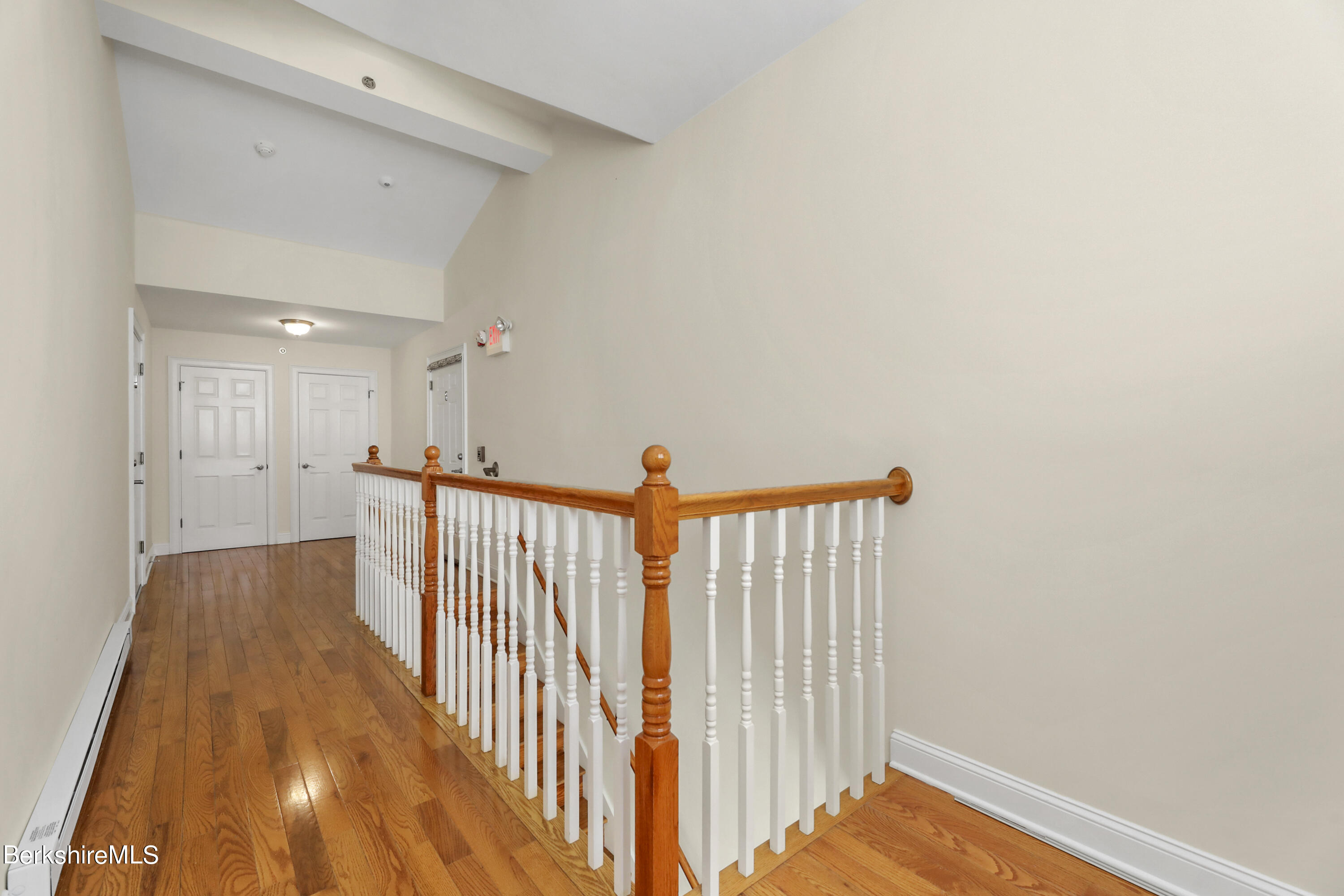 29 Main Street West Stockbridge, MA 01266 - Photo 31 of 51 a view of a hallway with wooden floor and staircase