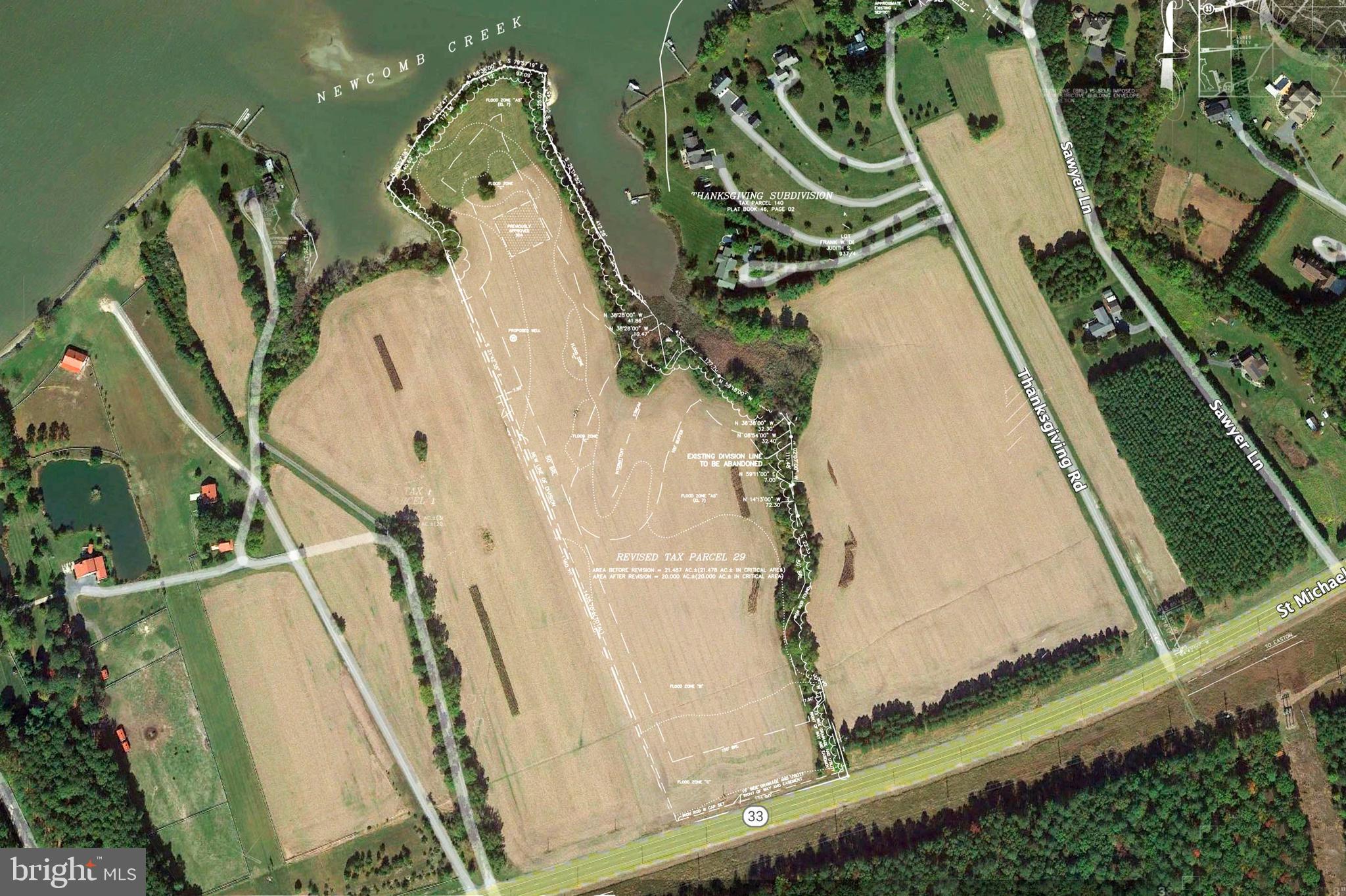 St Michaels Road Easton, MD 21601 - Photo 5 of 27 an aerial view of a house with a yard