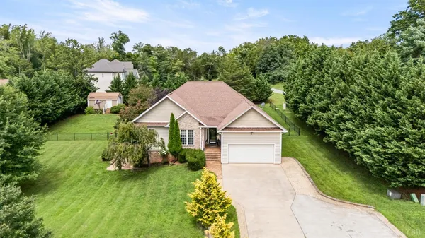 a aerial view of a house