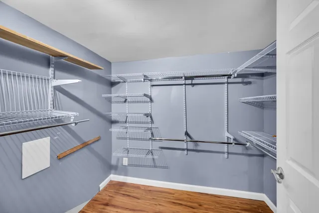a view of walk in closet