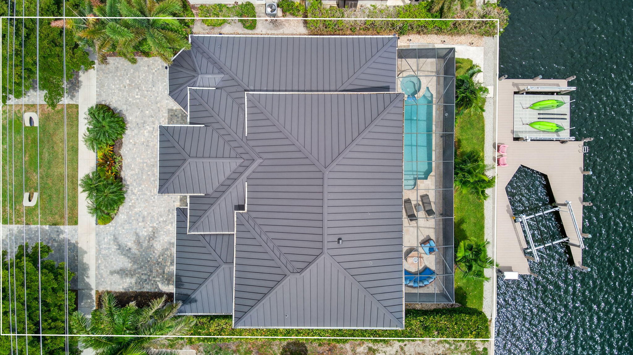 1649 San Marco Road Marco Island, FL 34145 - Photo 48 of 53 52-Aerial Overview - lot line