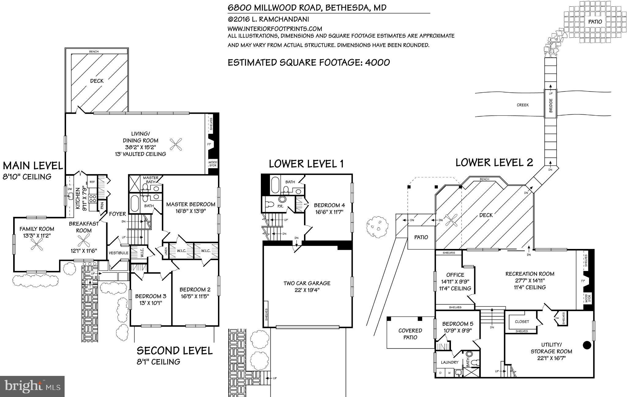 6800 Millwood Road Bethesda, MD 20817 - Photo 29 of 29 Floor Plan