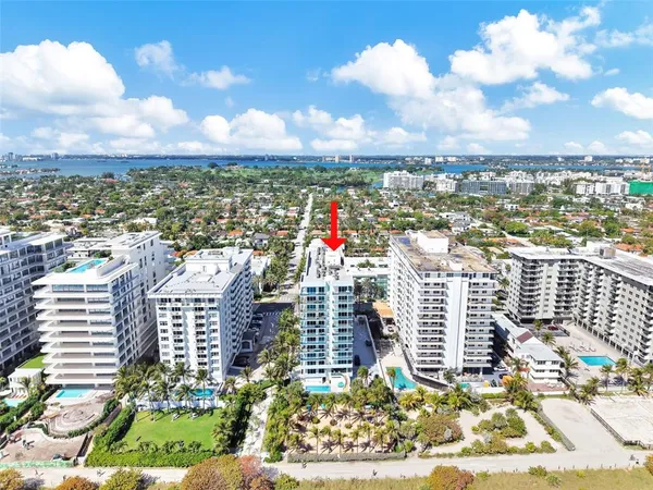 an aerial view of city